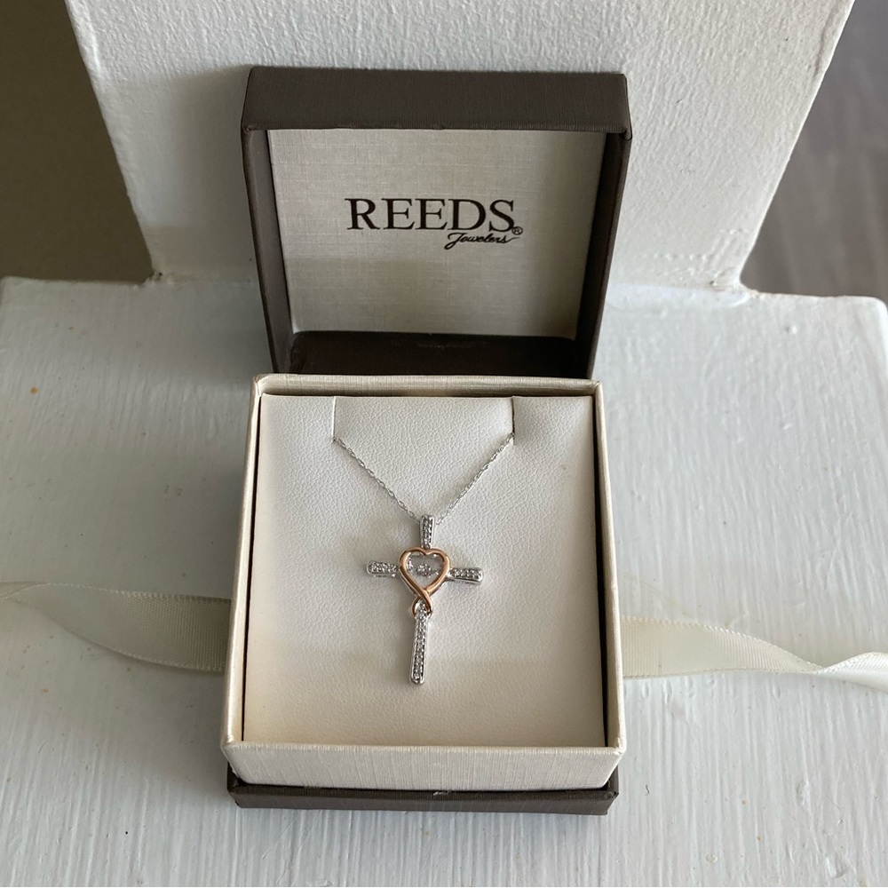 Reeds Jewelers Diamond Heart Necklace